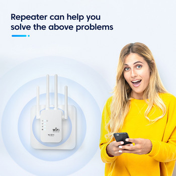 Olaf 300Mbps Ασύρματο WIFI Repeater Επέκταση εύρους σήματος Wi-Fi Ενισχυτής σήματος Home Wi-Fi Ενισχυτής σήματος Βύσμα ΕΕ ΗΠΑ