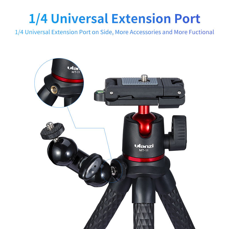 Trepied portabil versatil pentru telefon inteligent DSLR Camera Octopus Trepied Suport telefon Suport pentru telefon Clip de telefon Flexibil 360 de grade