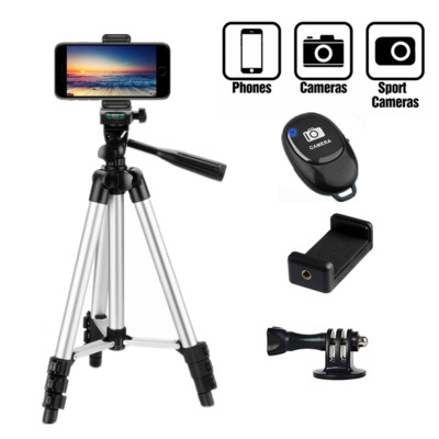 Mobilā tālruņa statīvs kamerai Spot Shot For Gopro Hero 10 Elastīgs mobilais atbalsts Fotogrāfijas Pašbildes Fotografēšana Alumīnija turētājs