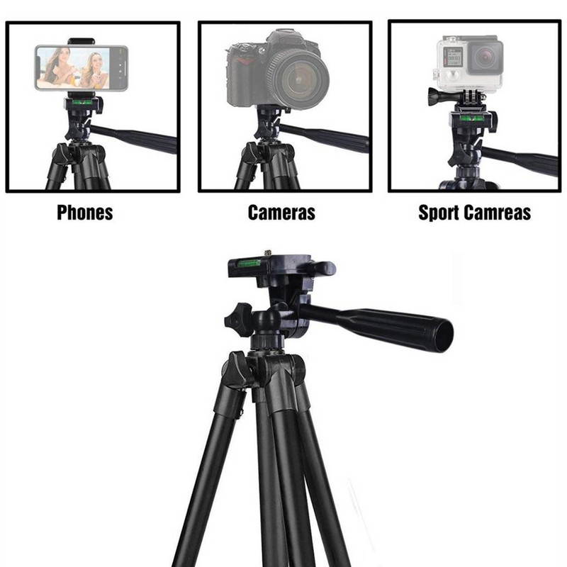 Mobilā tālruņa statīvs kamerai Spot Shot For Gopro Hero 10 Elastīgs mobilais atbalsts Fotogrāfijas Pašbildes Fotografēšana Alumīnija turētājs