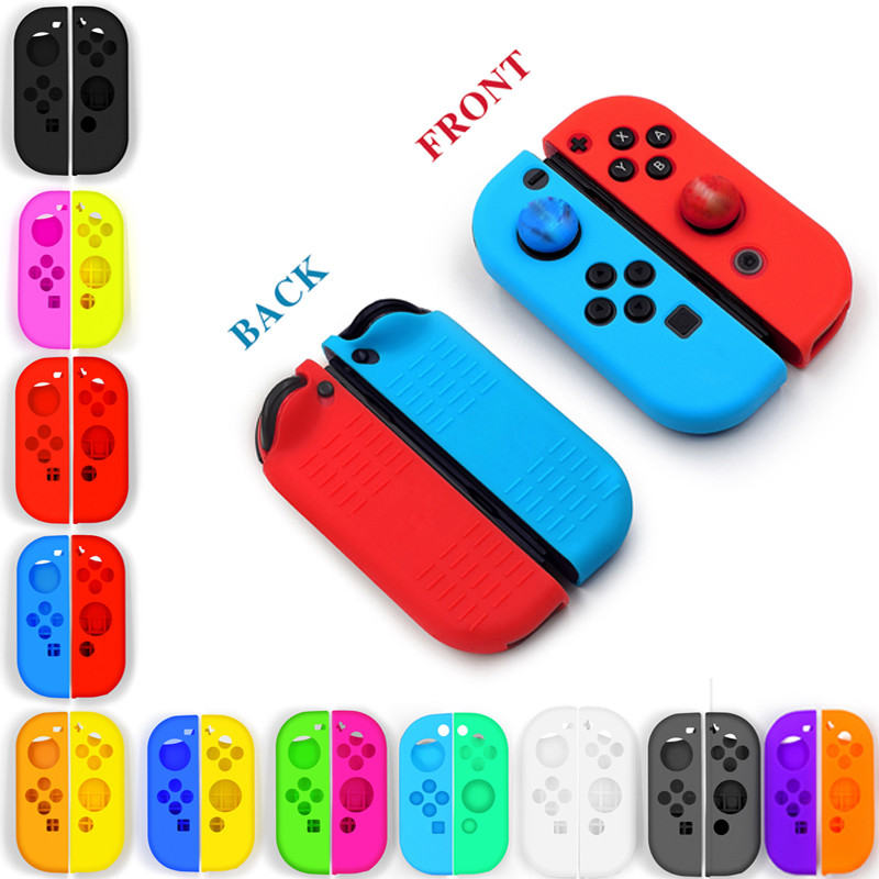 priekš Switch Joycon Case Roktura Silikona korpuss priekš Ns Switch Controller Aizsardzība Nintendo Switch Oled Nomaiņas piederumi