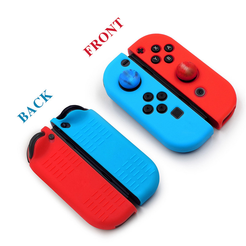 priekš Switch Joycon Case Roktura Silikona korpuss priekš Ns Switch Controller Aizsardzība Nintendo Switch Oled Nomaiņas piederumi