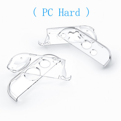 Caurspīdīgs cietā korpusa aizsargvāciņš Joycon Shell priekš Nintendo Switch/Switch Oled NS Joy-Con Crystal Transparent TPU soft Protector