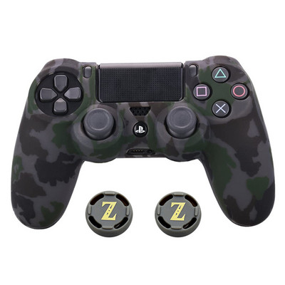 Védő puha gumi szilikon joystick játékpad bőrborító tok hüvelykujj bot markolat sapka PS4 / Pro/Slim kontroller tartozékokhoz