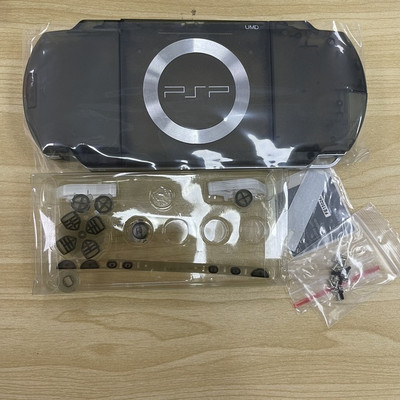 Висококачествен нов калъф за Sony PSP 1000 PSP1000 Shell Console Преден и заден капак с бутони и стикери Калъф