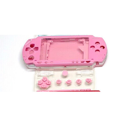 Висококачествен нов калъф за Sony PSP 1000 PSP1000 Shell Console Преден и заден капак с бутони и стикери Калъф