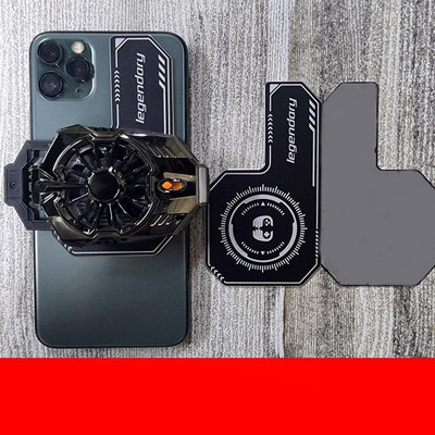 Mobiiltelefoni jahutusplaadi jahutusradiaator Kulutage jahutusala jahutusfännidele Mängu jahuti mobiiltelefon IPhone / SamsungXiaomi jaoks