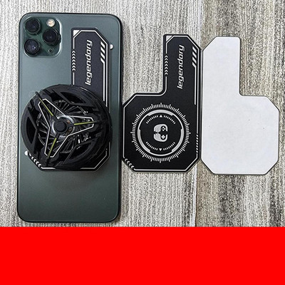 Mobiiltelefoni jahutusplaadi jahutusradiaator Kulutage jahutusala jahutusfännidele Mängu jahuti mobiiltelefon IPhone / SamsungXiaomi jaoks