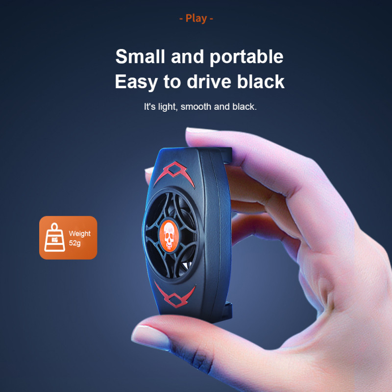 Mobilā tālruņa dzesētājs universālā tālruņa dzesēšanas ventilatora korpusa radiators priekš PUBG Cool Heat Sink Gaming priekš Samsung iPhone Huawei Xiaomi