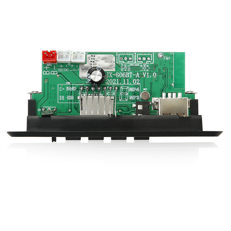 12V 5V Bluetooth 5.0 MP3 dekoderio plokštė 50W stiprintuvas "pasidaryk pats" namų skaitmeninis garso modulis USB TF AUX FM radijas, skirtas garsiakalbiui laisvų rankų įranga