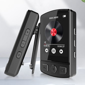 MP3 grotuvas nešiojamas sportinis klipas Walkman mygtukas Su Bluetooth suderinamas 5.2 muzikos grotuvas 1,8 colio ekranas su FM radijo el. knyga