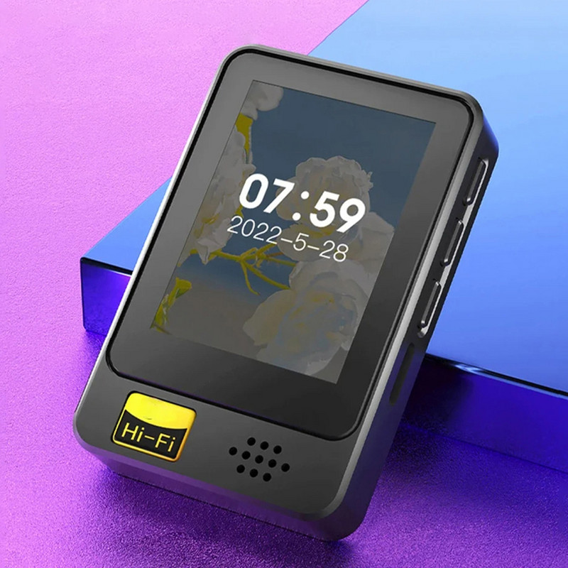 8/16/32/64 GB nešiojamasis HiFi muzikos grotuvas 1,8 colio viso jutiklinio ekrano MP3 MP4 grotuvas Studentų Walkman su Bluetooth suderinamas 5.2 vaikams