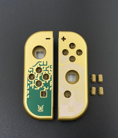 Έκδοση για Nintendo Switch / OLED JoyCon Joy Con Αντικατάσταση ελεγκτή περιβλήματος Shell Case LR ZL ZR Κουμπιά ABXY D-Pad
