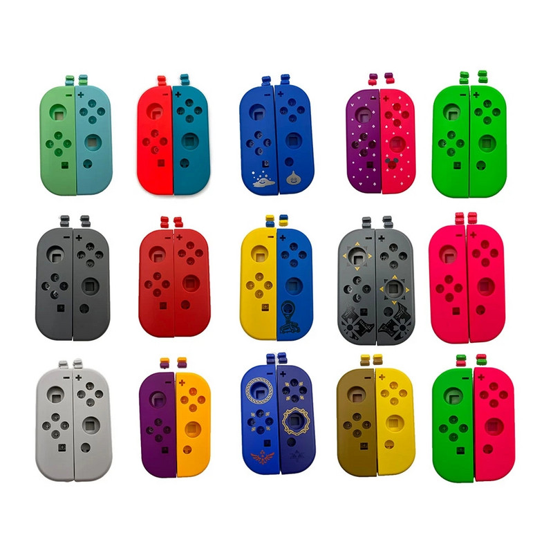 Kiadás Nintendo Switch / OLED JoyCon Joy Con vezérlőhöz, csere házhoz ház tok LR ZL ZR gomb ABXY D-Pad gombok