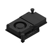 Răcitor activ pentru Raspberry Pi 5 Argon THRML Răcire activă Ventilator PWM Răcire pasivă Radiator cu aripioare din aluminiu