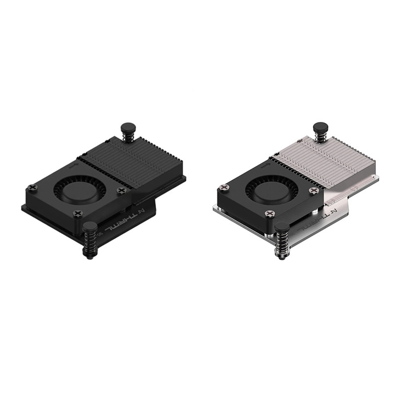 Răcitor activ pentru Raspberry Pi 5 Argon THRML Răcire activă Ventilator PWM Răcire pasivă Radiator cu aripioare din aluminiu