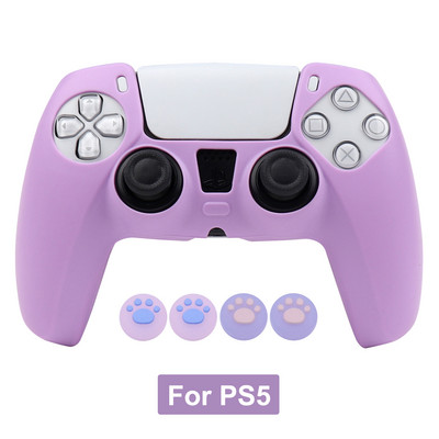 Lilla pehmest silikoonist kaitseümbris PS4 PS5 Xbox One S kontrolleri korpuse mängupuldi ümbrise kate Xbox Series XS Control Skini jaoks