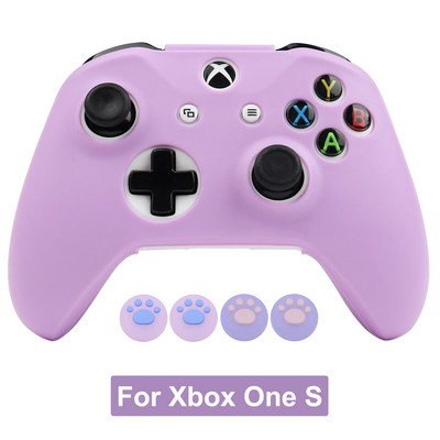 Lilla pehmest silikoonist kaitseümbris PS4 PS5 Xbox One S kontrolleri korpuse mängupuldi ümbrise kate Xbox Series XS Control Skini jaoks