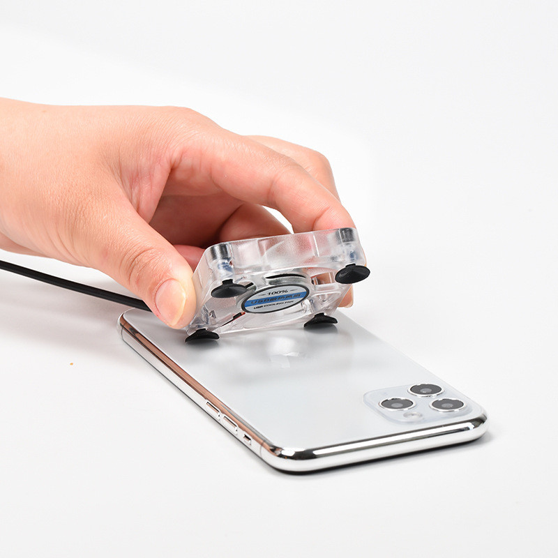 Mini mobilni telefon, ventilator za hlađenje, radijator, prijenosni USB punjenje, igrica, video hladnjak, rashladni hladnjak za mobilni telefon s usisivačem 50x50x11 mm