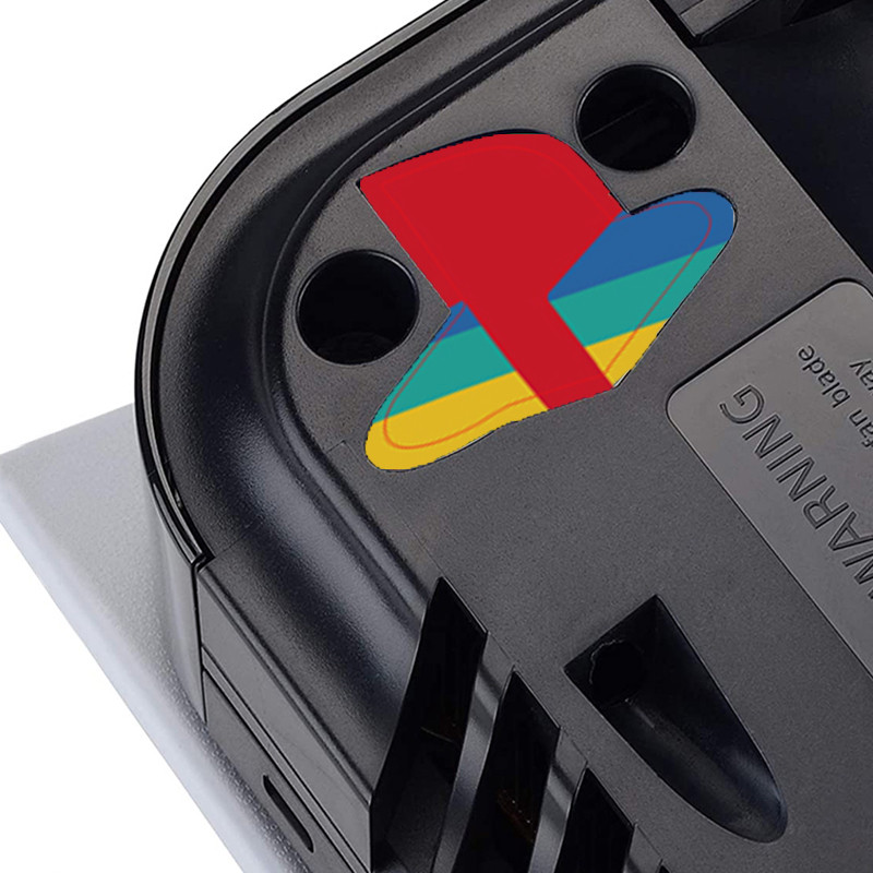 DATA FROG 6gab pielāgotas vinila uzlīmes PS5 konsoles logotipa apakšslāņa uzlīme PS5 konsoles diska versijai un digitālajai versijai