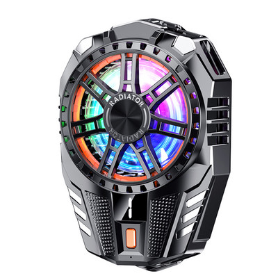 X119RGB ventilator za hlađenje telefona, punjivi tihi hladnjak, tri brzine, podesivi ventilatori za mobitele, radijator za igre