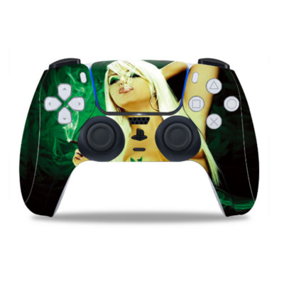 Vinilna naljepnica za kožu otporna na prašinu za SONY PlayStation 5 PS5 kontroler Joystick za igre Dodaci Protuklizna zaštitna naljepnica Naljepnice