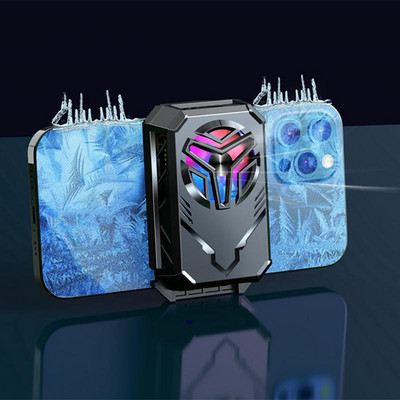 Punjivi radijator prijenosnog mobilnog telefona za punjivi poluvodički ventilator za brzo hlađenje s kabelom tipa C