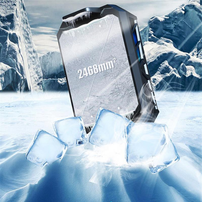 Punjivi radijator prijenosnog mobilnog telefona za punjivi poluvodički ventilator za brzo hlađenje s kabelom tipa C