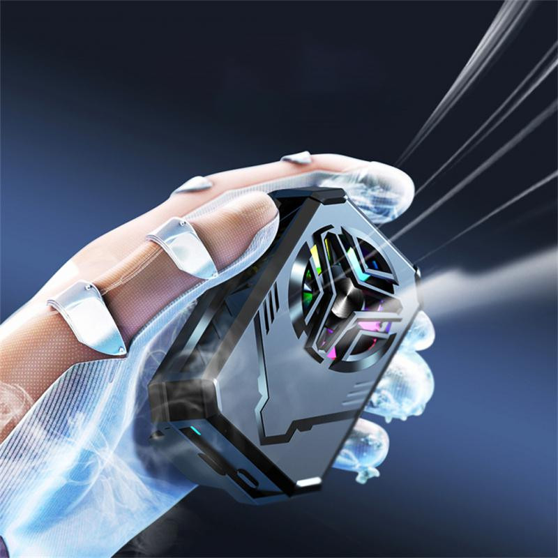 Punjivi radijator prijenosnog mobilnog telefona za punjivi poluvodički ventilator za brzo hlađenje s kabelom tipa C