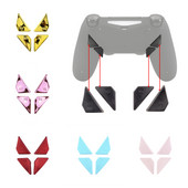 eXtremeRate nomaiņa Pārveidotas aizmugures pogas K1 K2 K3 K4 lāpstiņas PS4 kontrolierim eXtremeRate DAWN Remap Kit — 6 krāsas