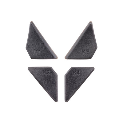 eXtremeRate nomaiņa Pārveidotas aizmugures pogas K1 K2 K3 K4 lāpstiņas PS4 kontrolierim eXtremeRate DAWN Remap Kit — 6 krāsas