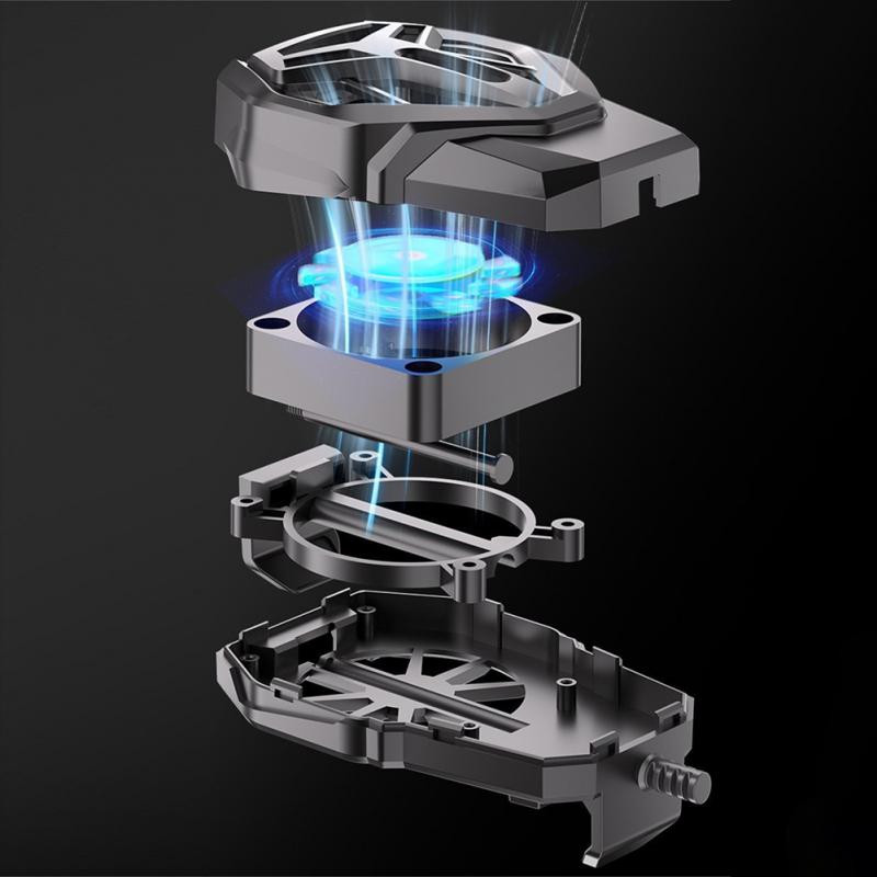 Profesionāls spēļu tālruņa dzesētājs, kluss tālrunis, dzesētājs Turbo ventilators, ātra dzesēšana