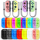 priekš Switch Joycon Case Roktura Silikona korpuss priekš Ns Switch Controller Aizsardzība Nintendo Switch Oled Nomaiņas piederumi