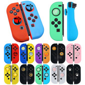 Mīksts silikona futrālis Nintendo Switch Oled Joycon Controller aizsargvāciņš Gamepad Kursorsviras īkšķa nūjas roktura vāciņa aizsargs