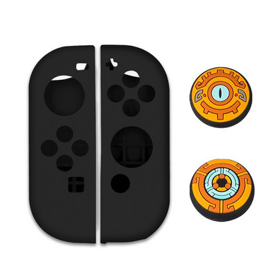 Mīksts silikona futrālis Nintendo Switch Oled Joycon Controller aizsargvāciņš Gamepad Kursorsviras īkšķa nūjas roktura vāciņa aizsargs