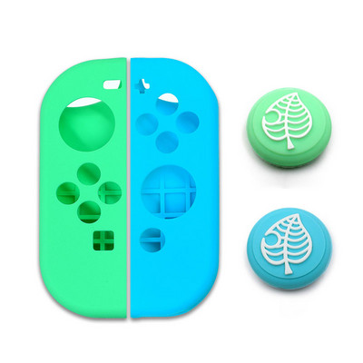 Mīksts silikona futrālis Nintendo Switch Oled Joycon Controller aizsargvāciņš Gamepad Kursorsviras īkšķa nūjas roktura vāciņa aizsargs