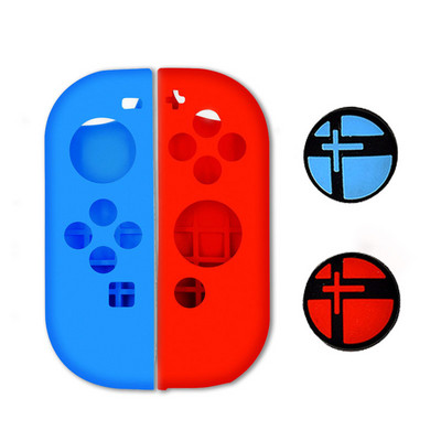 Mīksts silikona futrālis Nintendo Switch Oled Joycon Controller aizsargvāciņš Gamepad Kursorsviras īkšķa nūjas roktura vāciņa aizsargs