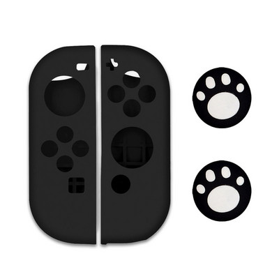 Mīksts silikona futrālis Nintendo Switch Oled Joycon Controller aizsargvāciņš Gamepad Kursorsviras īkšķa nūjas roktura vāciņa aizsargs