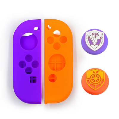 Mīksts silikona futrālis Nintendo Switch Oled Joycon Controller aizsargvāciņš Gamepad Kursorsviras īkšķa nūjas roktura vāciņa aizsargs