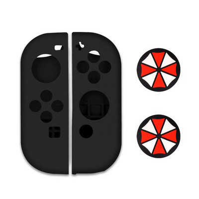 Mīksts silikona futrālis Nintendo Switch Oled Joycon Controller aizsargvāciņš Gamepad Kursorsviras īkšķa nūjas roktura vāciņa aizsargs