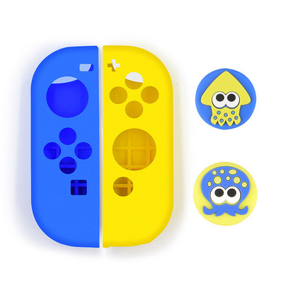 Mīksts silikona futrālis Nintendo Switch Oled Joycon Controller aizsargvāciņš Gamepad Kursorsviras īkšķa nūjas roktura vāciņa aizsargs