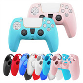 PS5 Jednobojni poklopac kontrolera Mekana silikonska torbica Anti-Slip Gamepad Skin za Playstation 5 Controller Joypad Dodatna torbica