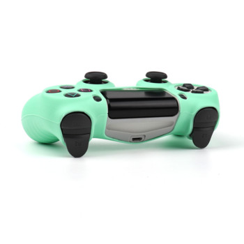 Зелен защитно силиконово покритие за PS4 / PS5 / Xbox One S / Series XS Контролер Skin Джойстик Геймпад Калъф Аксесоари