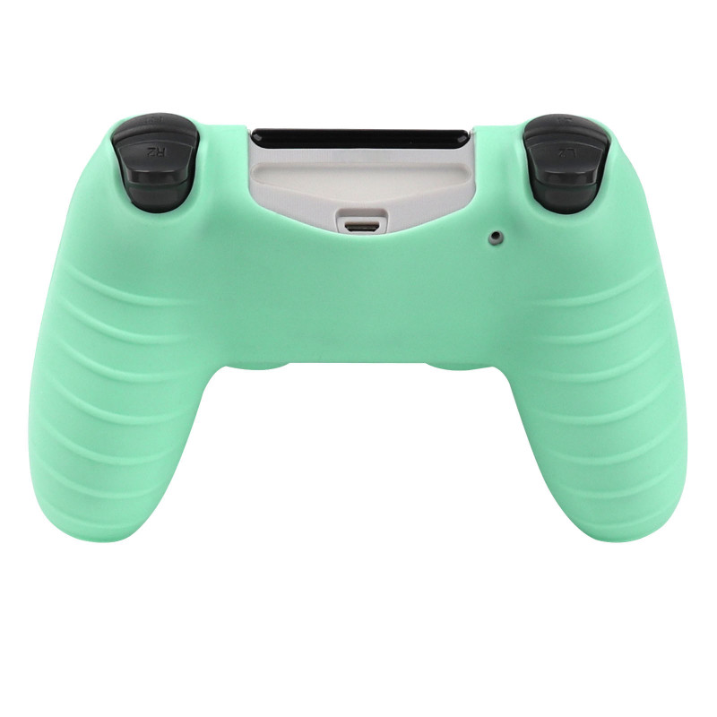 Husă din silicon de protecție verde pentru PS4 / PS5 / Xbox One S / Series XS Piele pentru controler Joystick Gamepad Accesorii pentru carcasă