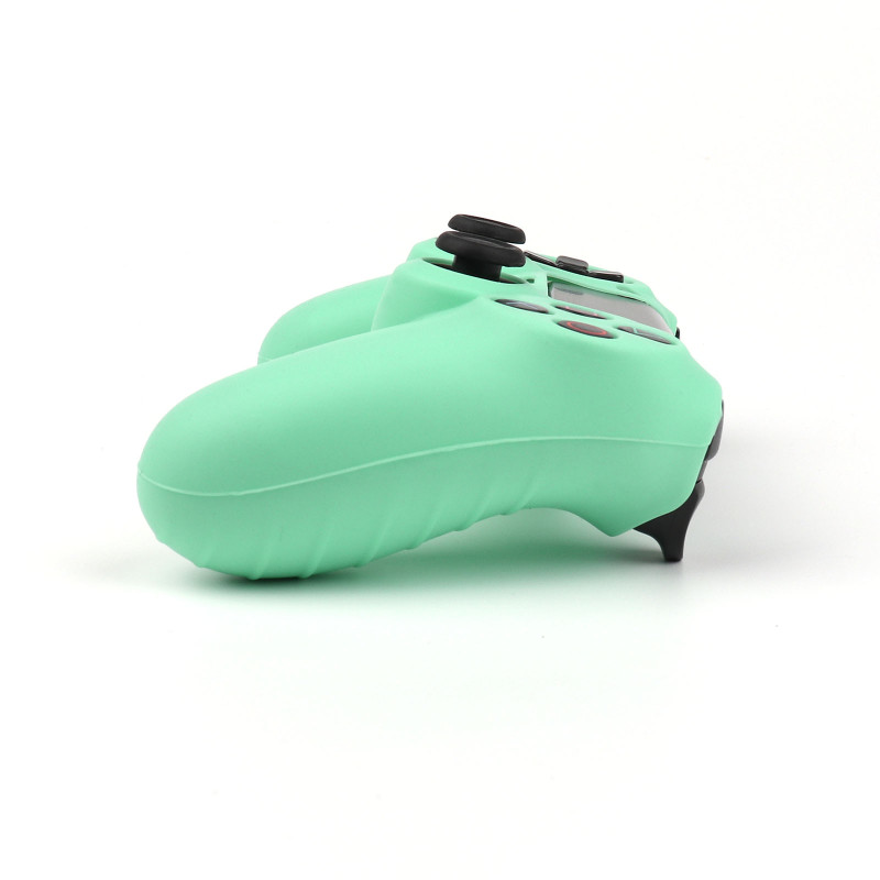 Husă din silicon de protecție verde pentru PS4 / PS5 / Xbox One S / Series XS Piele pentru controler Joystick Gamepad Accesorii pentru carcasă