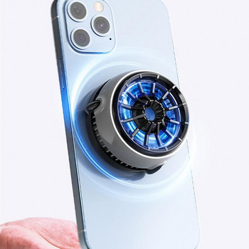 RYRA CX03 Радиатор за мобилен телефон Магнитно засмукване Безжично зареждане Лек полупроводников охладител за мобилен телефон Жив радиатор