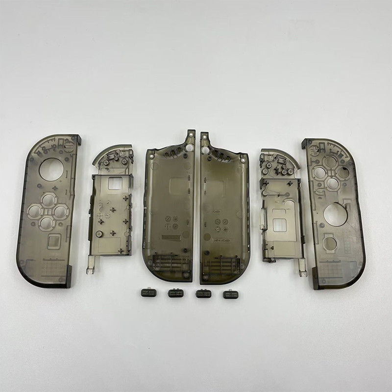 Nomaiņai caurspīdīga caurspīdīga apvalka vāka SL SR pogas Nintendo Switch NS Joy Con kontrolierim