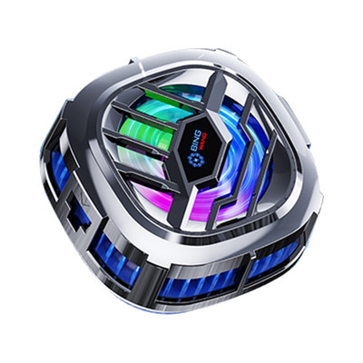 Răcitor pentru telefon mobil cu clemă magnetică și spate Radiator ventilator de răcire cu semiconductor reglabil cu 3 viteze pentru iPhone Samsung PUBG Cooler pentru jocuri