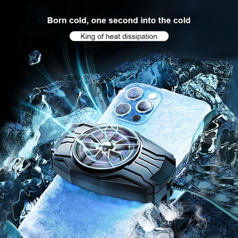 Ventilator de răcire universal pentru telefon mobil de mare viteză Radiator Usb Mini telefon mobil Radiator de căldură rece pentru răcitor de jocuri pentru telefonul mobil