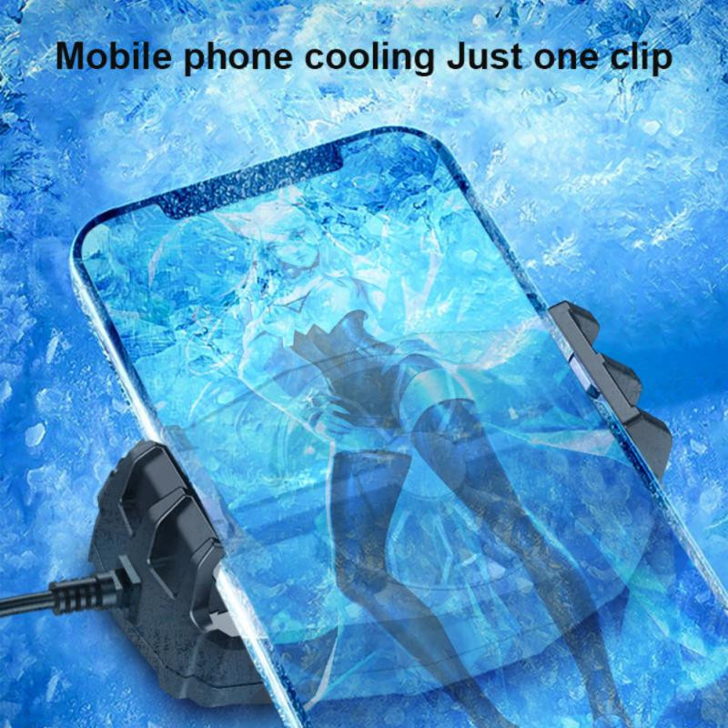 Ventilator de răcire universal pentru telefon mobil de mare viteză Radiator Usb Mini telefon mobil Radiator de căldură rece pentru răcitor de jocuri pentru telefonul mobil
